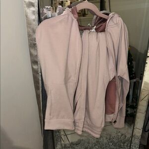 Pink Zip-Up Hoodie